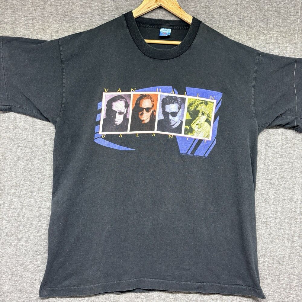 VINTAGE VAN HALEN BALANCE 95-96 TOUR T SHIRT (XL) Single Stitch No Holes Or Rips